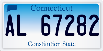 CT license plate AL67282