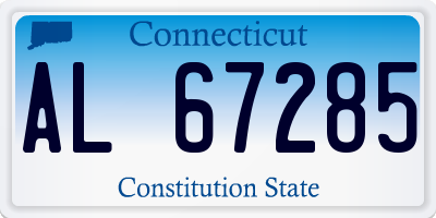 CT license plate AL67285