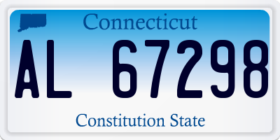 CT license plate AL67298