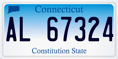 CT license plate AL67324