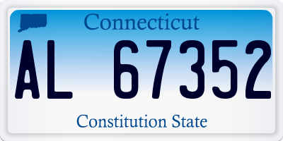 CT license plate AL67352
