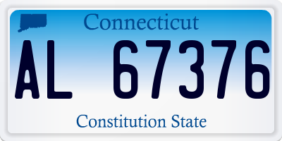 CT license plate AL67376
