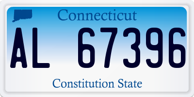 CT license plate AL67396