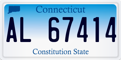 CT license plate AL67414