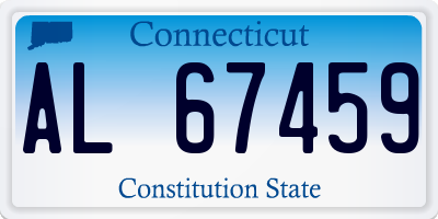 CT license plate AL67459