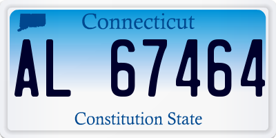 CT license plate AL67464