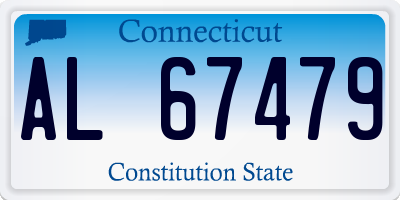CT license plate AL67479