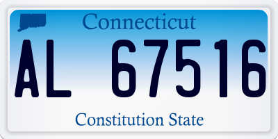 CT license plate AL67516