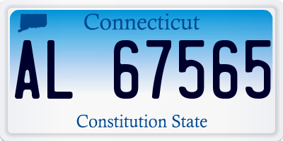 CT license plate AL67565