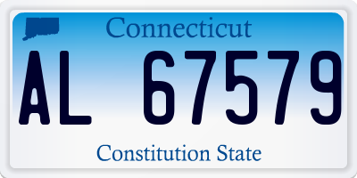 CT license plate AL67579