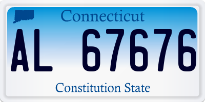 CT license plate AL67676
