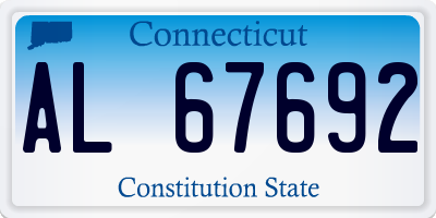 CT license plate AL67692
