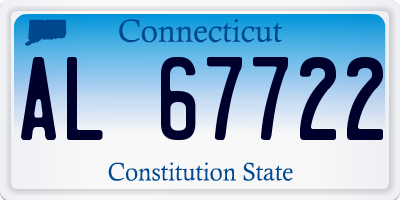 CT license plate AL67722