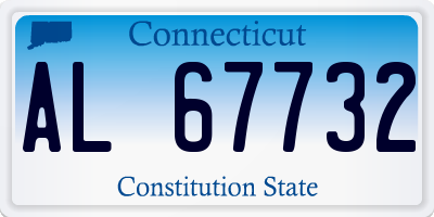 CT license plate AL67732
