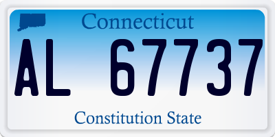 CT license plate AL67737