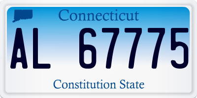 CT license plate AL67775
