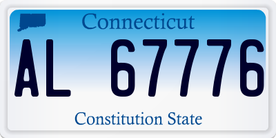 CT license plate AL67776