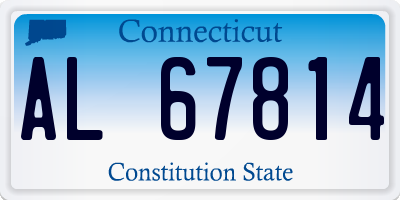 CT license plate AL67814