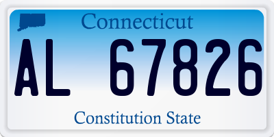 CT license plate AL67826