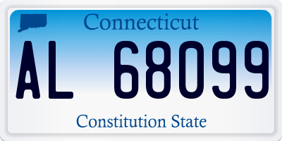 CT license plate AL68099