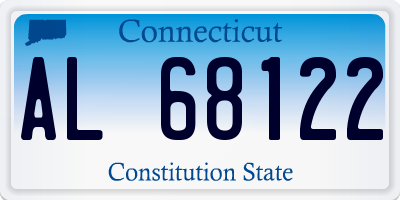 CT license plate AL68122