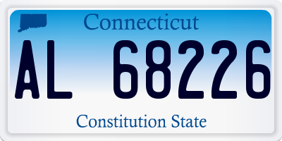 CT license plate AL68226