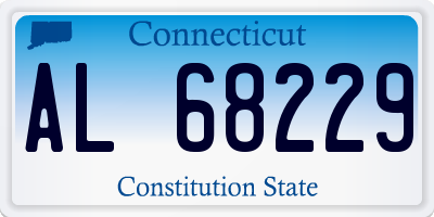 CT license plate AL68229