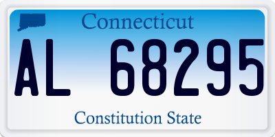 CT license plate AL68295