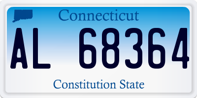 CT license plate AL68364