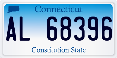 CT license plate AL68396