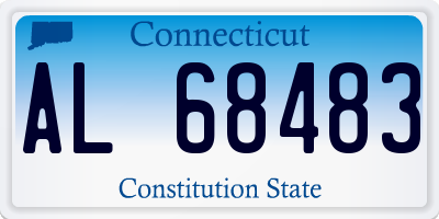 CT license plate AL68483