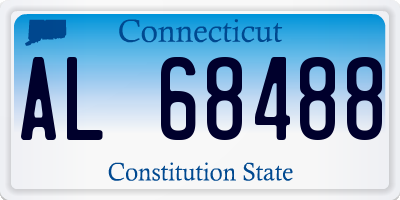 CT license plate AL68488