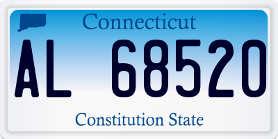 CT license plate AL68520