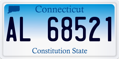 CT license plate AL68521