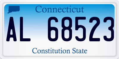 CT license plate AL68523