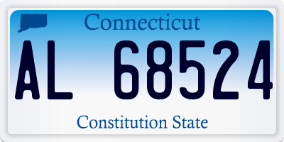 CT license plate AL68524