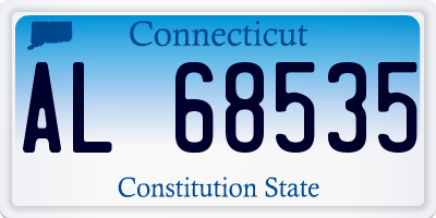 CT license plate AL68535