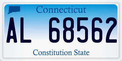 CT license plate AL68562
