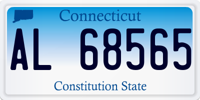 CT license plate AL68565