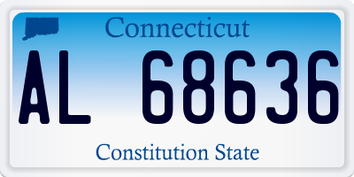CT license plate AL68636