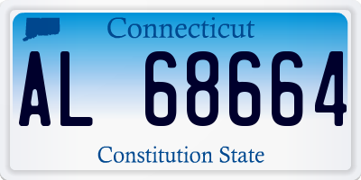 CT license plate AL68664
