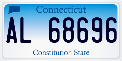 CT license plate AL68696
