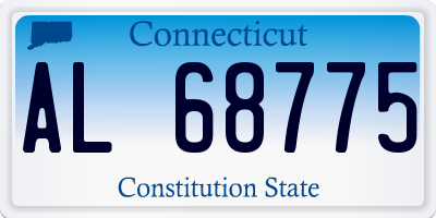 CT license plate AL68775