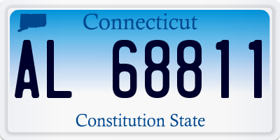 CT license plate AL68811
