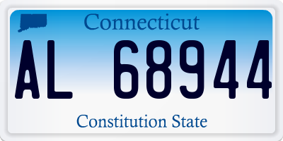 CT license plate AL68944