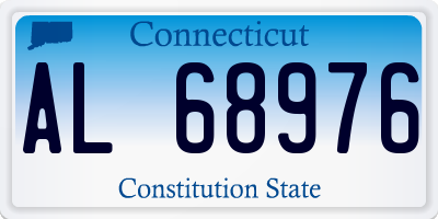 CT license plate AL68976