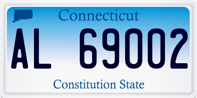 CT license plate AL69002