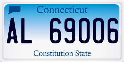 CT license plate AL69006