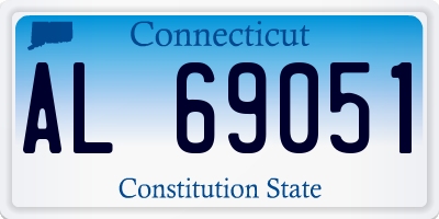 CT license plate AL69051