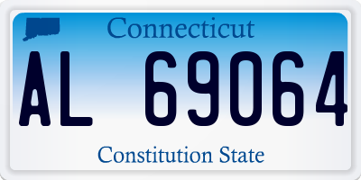 CT license plate AL69064